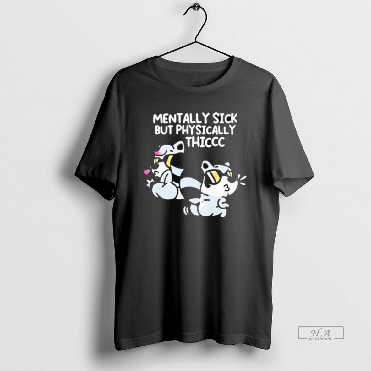 Official Trendy Mentally Sick But Physically Thicc - Adult & Kids T-Shirts, Sweatshirts & Hoodies apparel design preview 1