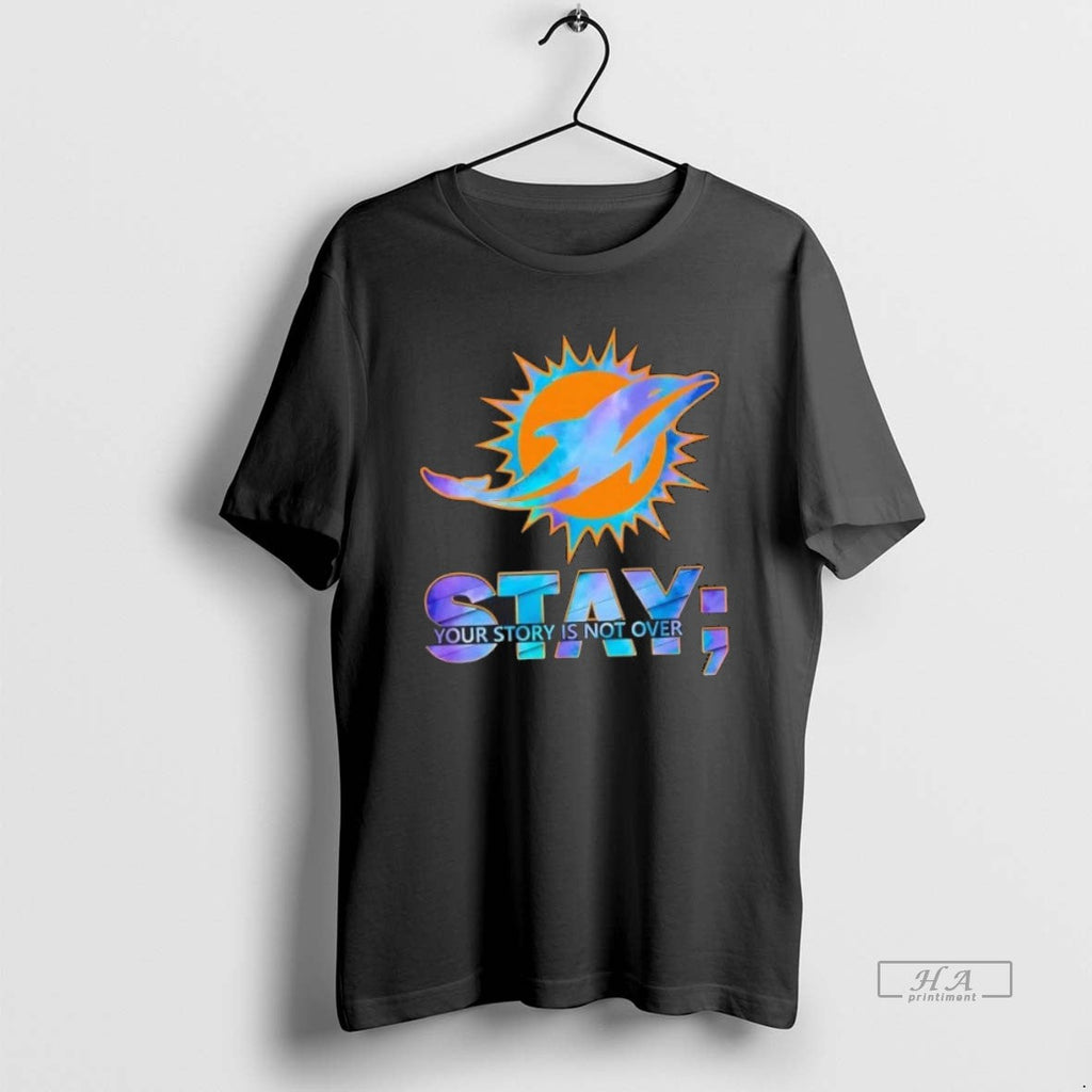 Official Trendy Miami Dolphins Football Stay Your - Adult & Kids T-Shirts, Sweatshirts & Hoodies apparel design preview 1