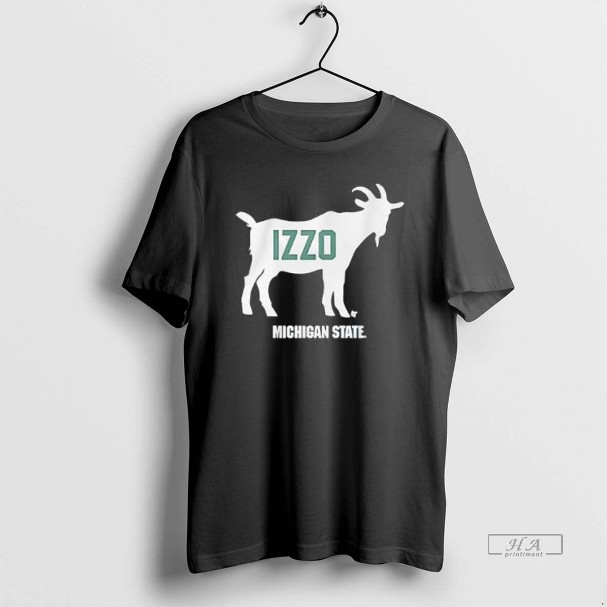 Official Trendy Michigan State Basketball Izzo Goat - Adult & Kids T-Shirts, Sweatshirts & Hoodies apparel design preview 1