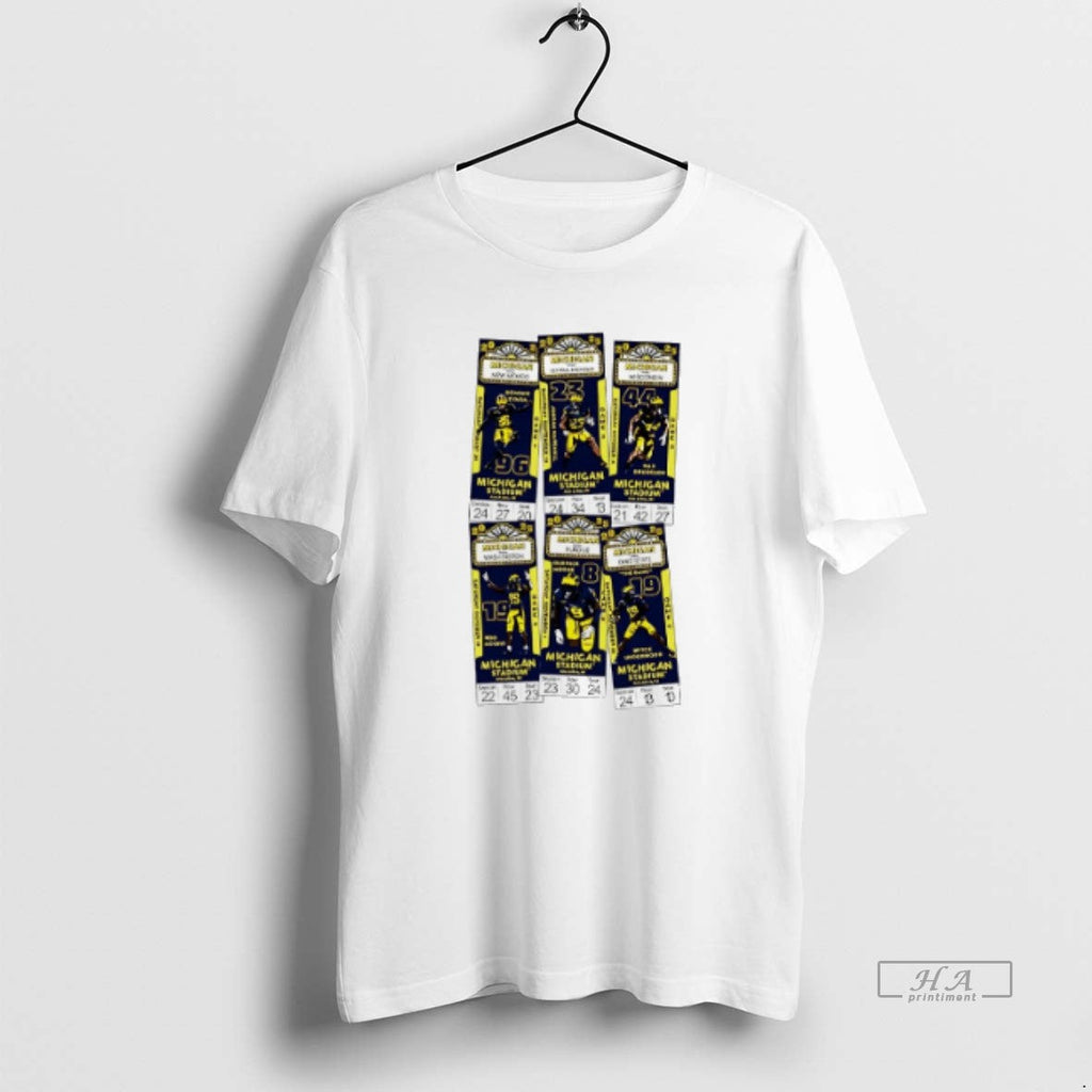 Official Trendy Michigan Wolverines Home Ticket 2025 - Adult & Kids T-Shirts, Sweatshirts & Hoodies apparel design preview 1