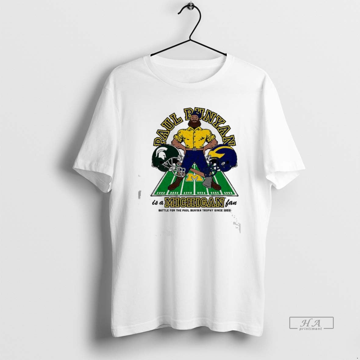 Official Trendy Michigan Wolverines Paul Bunyan Is A - Adult & Kids T-Shirts, Sweatshirts & Hoodies apparel design preview 1