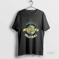 Official Trendy Michigan Wolverines Volleyball Spike - Adult & Kids T-Shirts, Sweatshirts & Hoodies apparel design preview 1