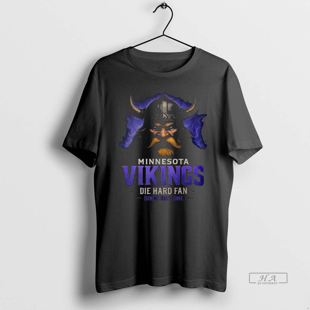 Official Trendy Minnesota Vikings Die Hard Fan Since - Adult & Kids T-Shirts, Sweatshirts & Hoodies apparel design preview 1