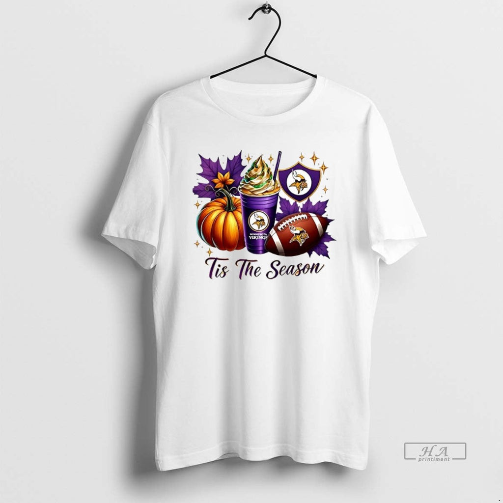 Official Trendy Minnesota Vikings Tis The Season - Adult & Kids T-Shirts, Sweatshirts & Hoodies apparel design preview 1