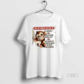 Official Trendy Monkey Has My Mouth Gotten Me Not A - Adult & Kids T-Shirts, Sweatshirts & Hoodies apparel design preview 1
