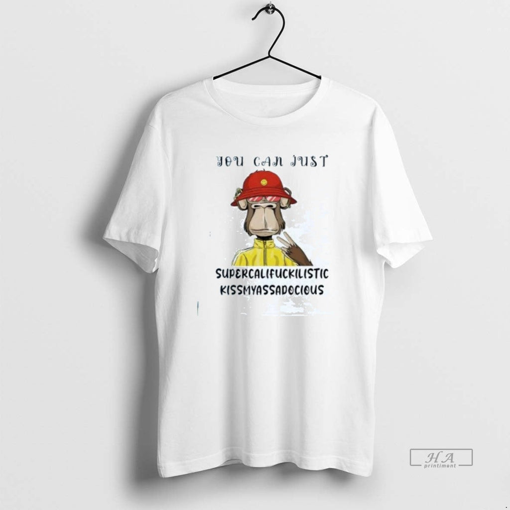 Official Trendy Monkey You Can Just - Adult & Kids T-Shirts, Sweatshirts & Hoodies apparel design preview 1