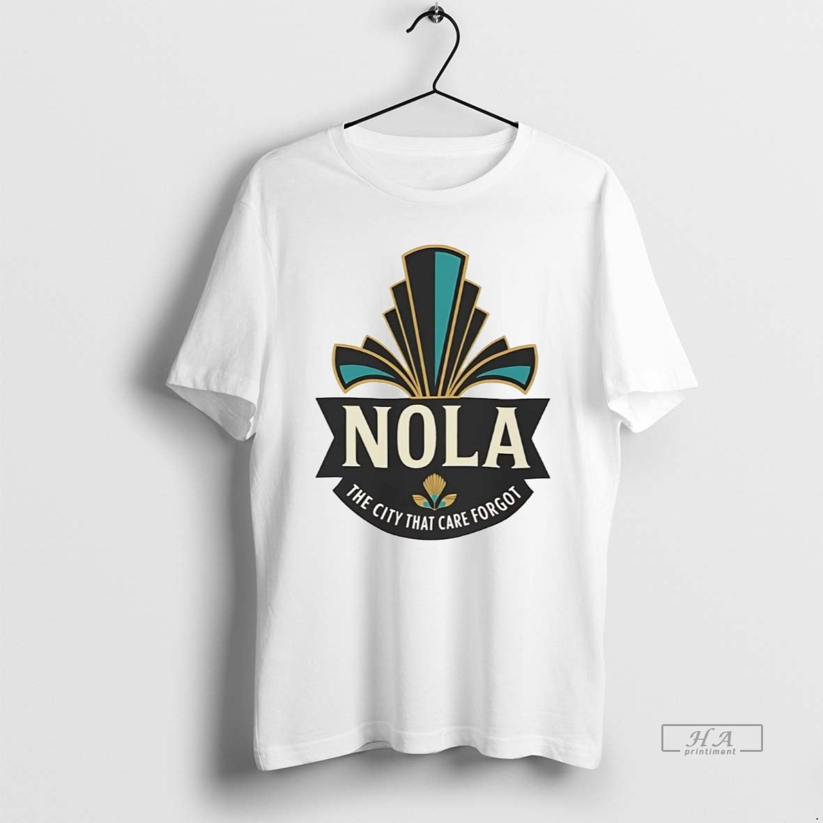 Official Trendy Nola Badge The City That Care Forgot - Adult & Kids T-Shirts, Sweatshirts & Hoodies apparel design preview 1