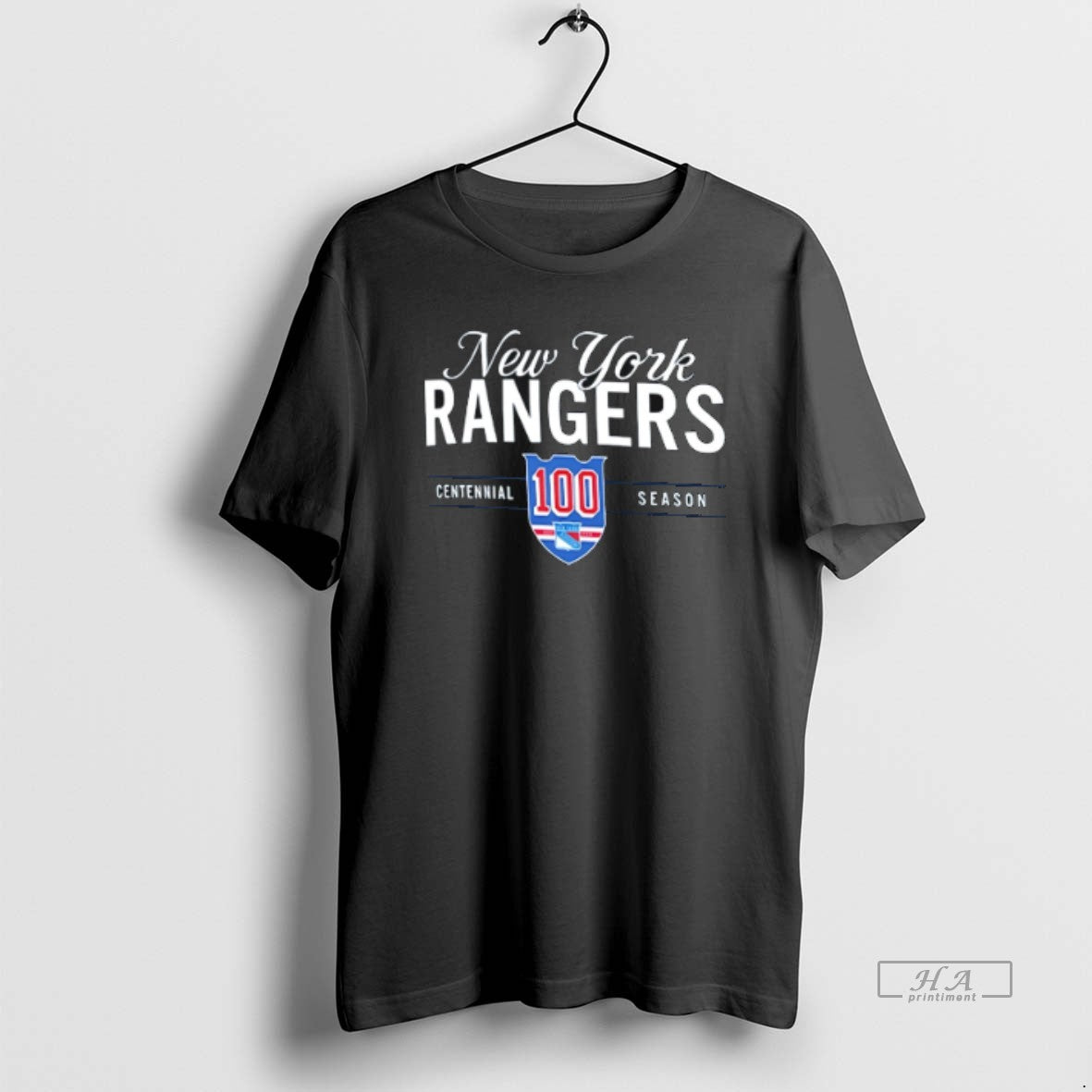 Official Trendy New York Hockey 100 Years Centennial - Adult & Kids T-Shirts, Sweatshirts & Hoodies apparel design preview 1