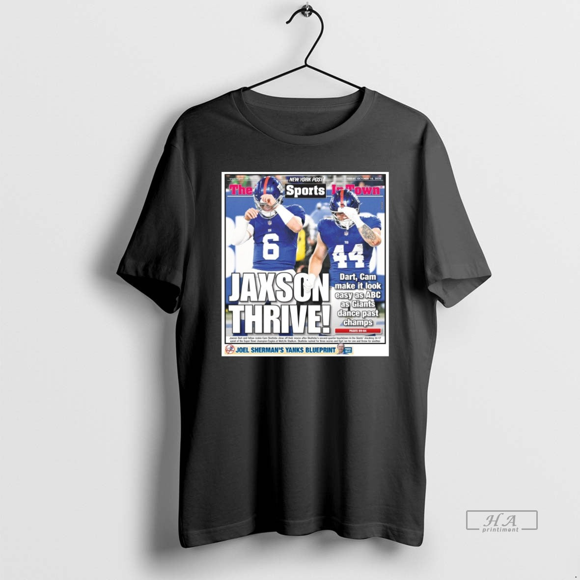 Official Trendy New York Post Sports Jaxson Thive - Adult & Kids T-Shirts, Sweatshirts & Hoodies apparel design preview 1