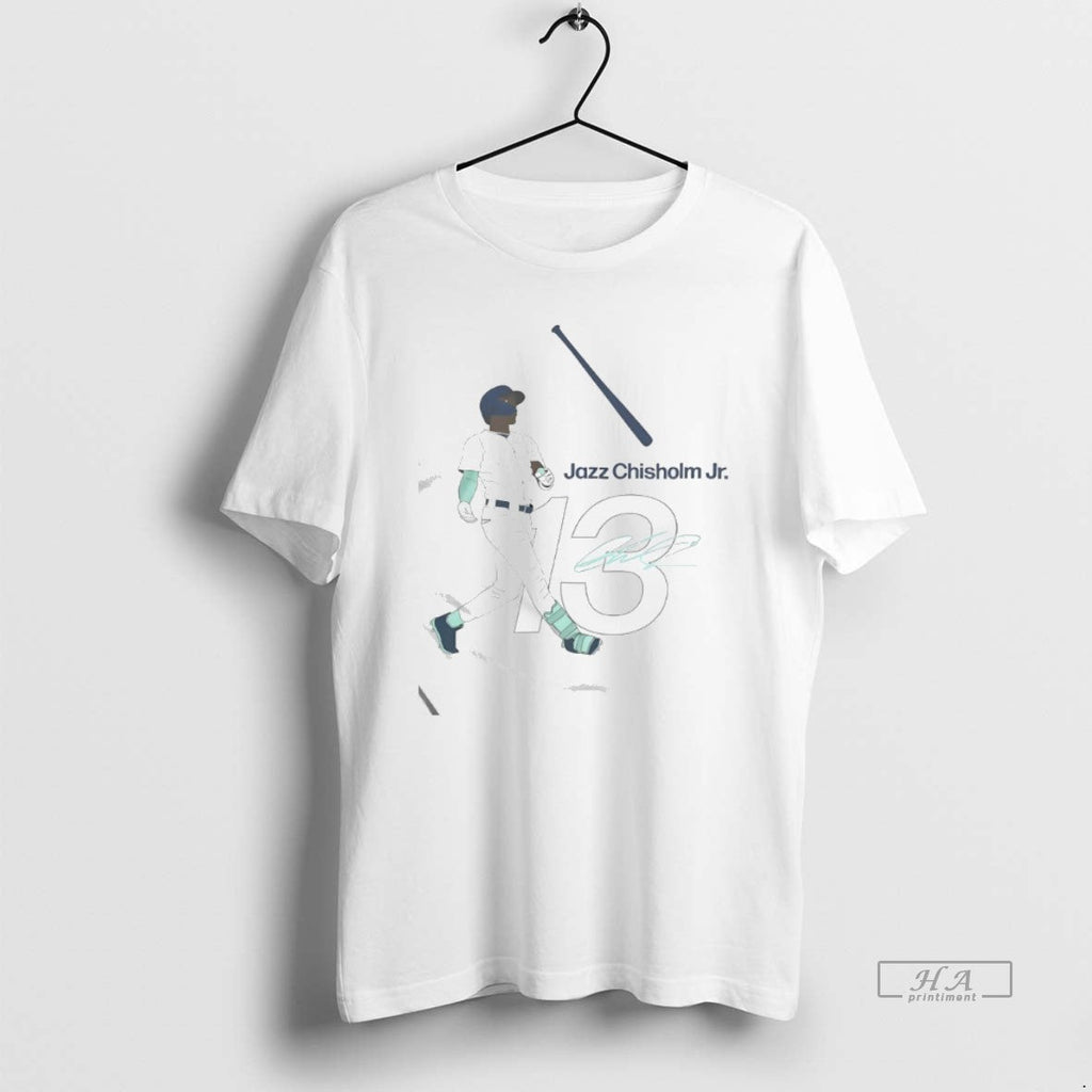 Official Trendy New York Yankees Jazz Chisholm Jr Bat - Adult & Kids T-Shirts, Sweatshirts & Hoodies apparel design preview 1