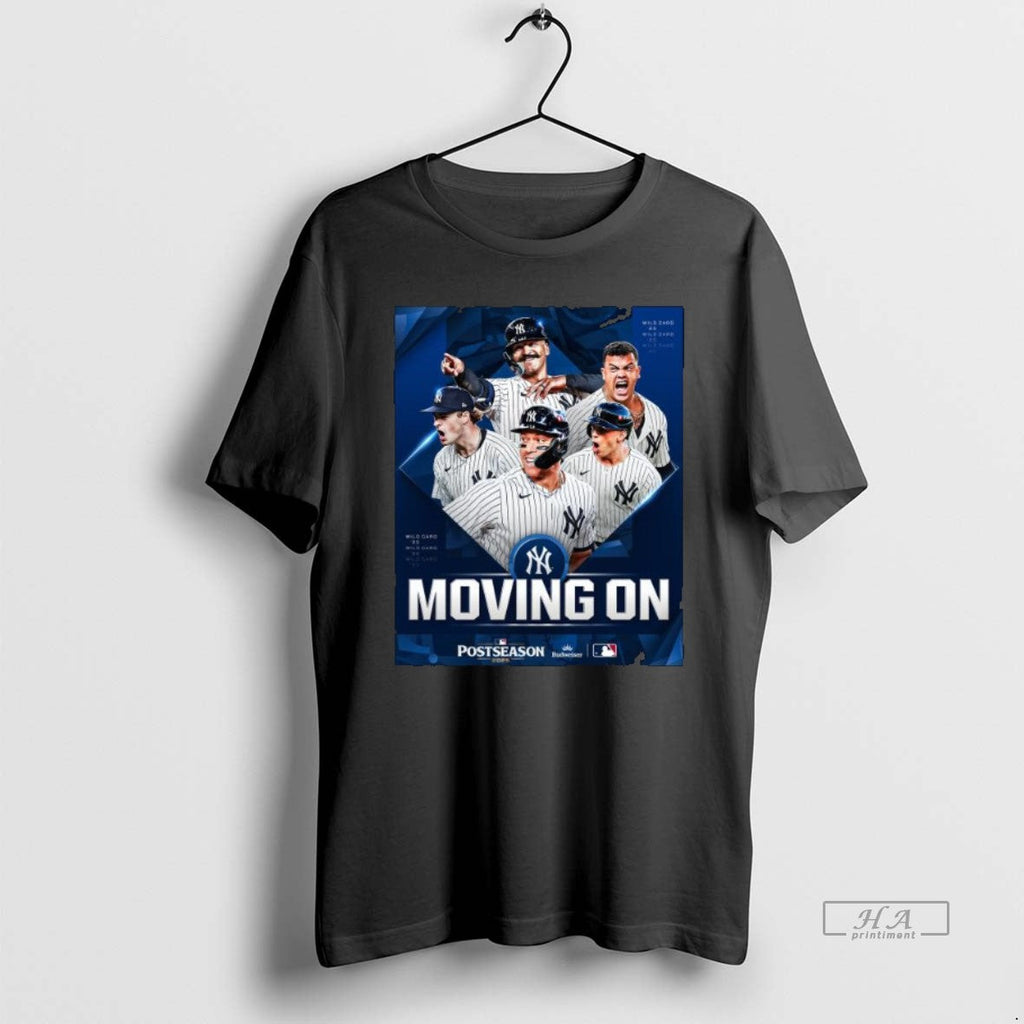 Official Trendy New York Yankees Moving On 2025 - Adult & Kids T-Shirts, Sweatshirts & Hoodies apparel design preview 1
