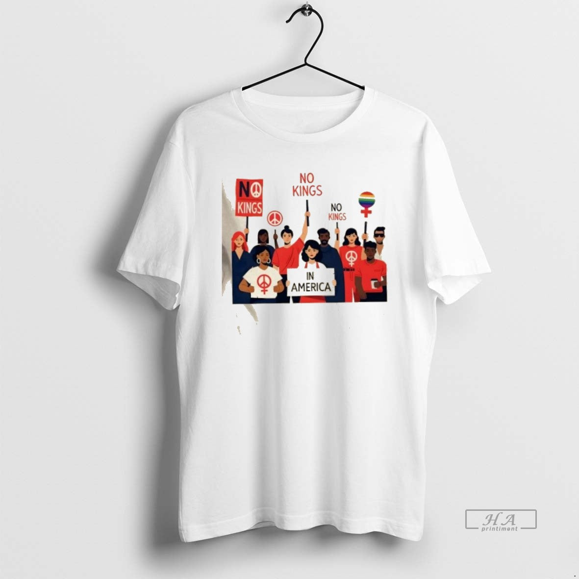 Official Trendy No Kings In America Womens Rights - Adult & Kids T-Shirts, Sweatshirts & Hoodies apparel design preview 1