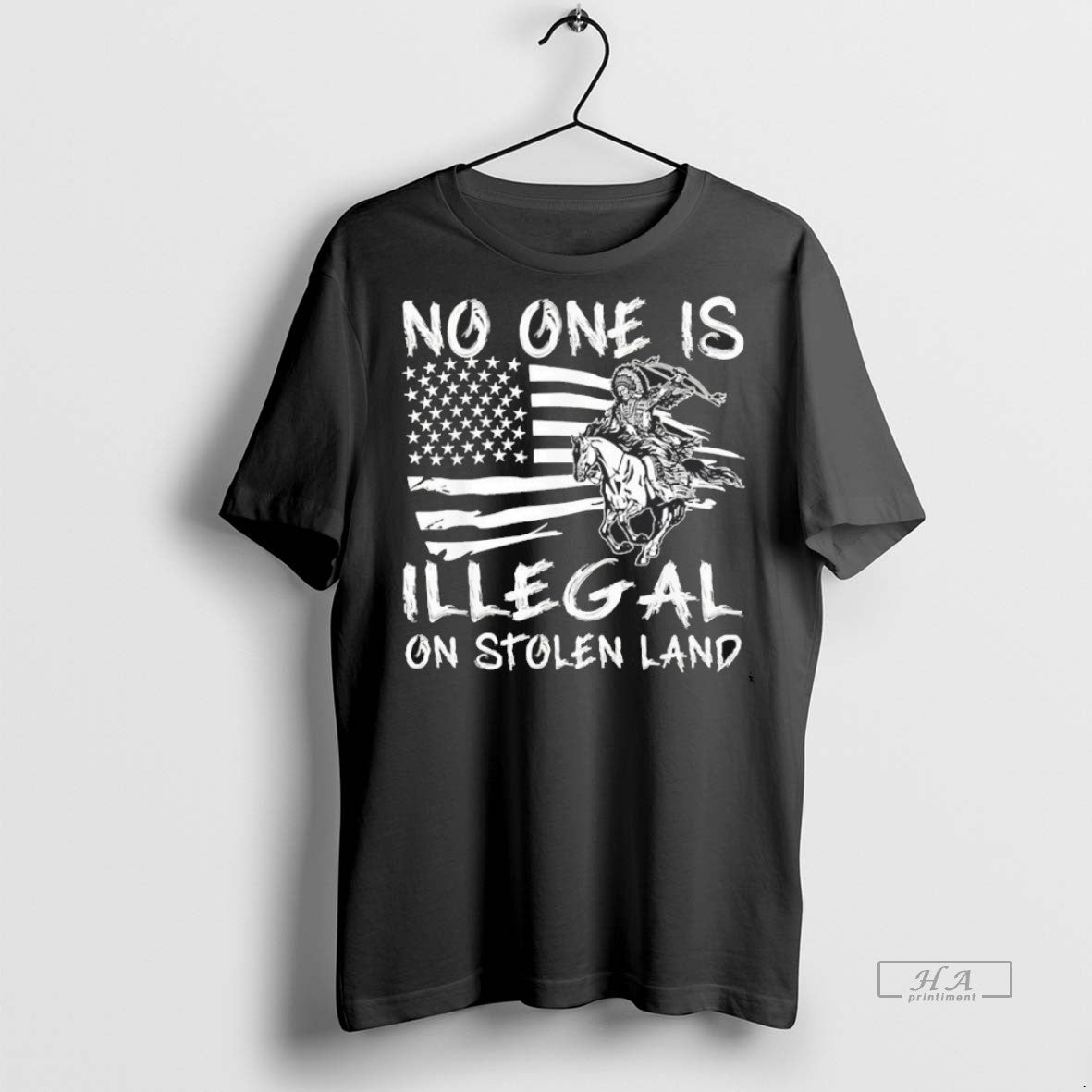 Official Trendy No One Is Illegal On Stolen Land - Adult & Kids T-Shirts, Sweatshirts & Hoodies apparel design preview 1