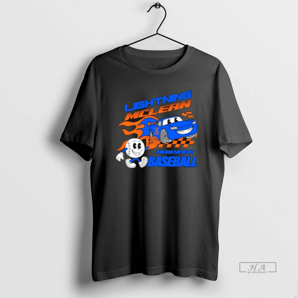 Official Trendy Nolan Mclean New York Mets Baseball - Adult & Kids T-Shirts, Sweatshirts & Hoodies apparel design preview 1