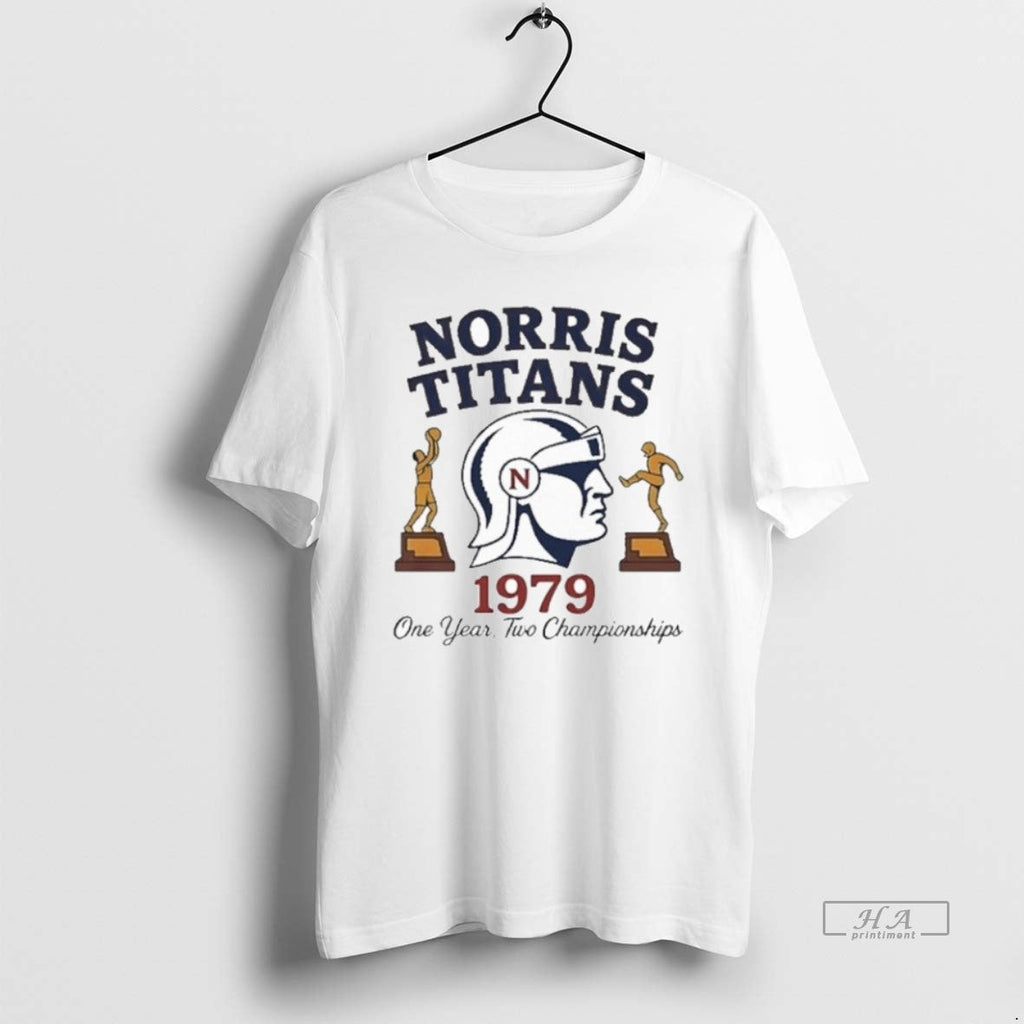 Official Trendy Norris Titans Logo One Year Two - Adult & Kids T-Shirts, Sweatshirts & Hoodies apparel design preview 1