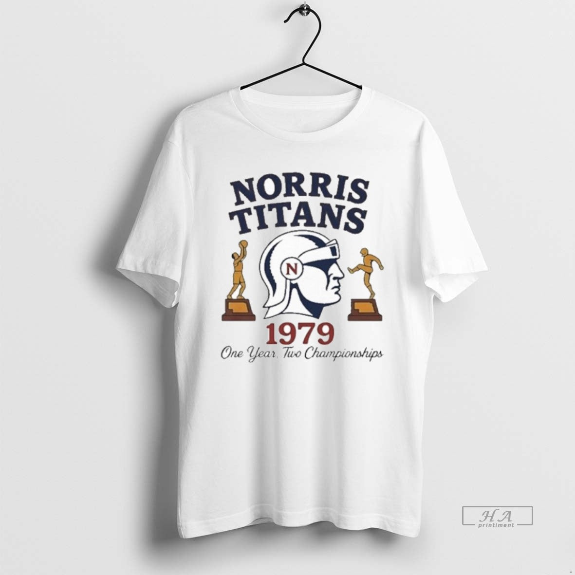 Official Trendy Norris Titans Logo One Year Two - Adult & Kids T-Shirts, Sweatshirts & Hoodies apparel design preview 1