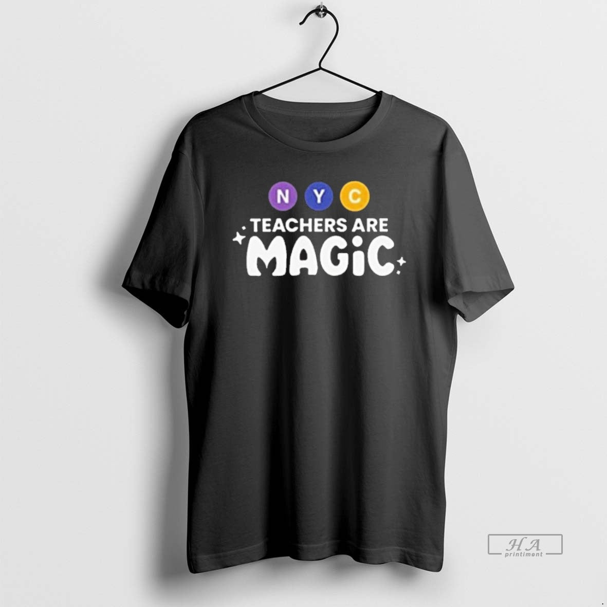 Official Trendy Nyc Teachers Are Magic - Adult & Kids T-Shirts, Sweatshirts & Hoodies apparel design preview 1