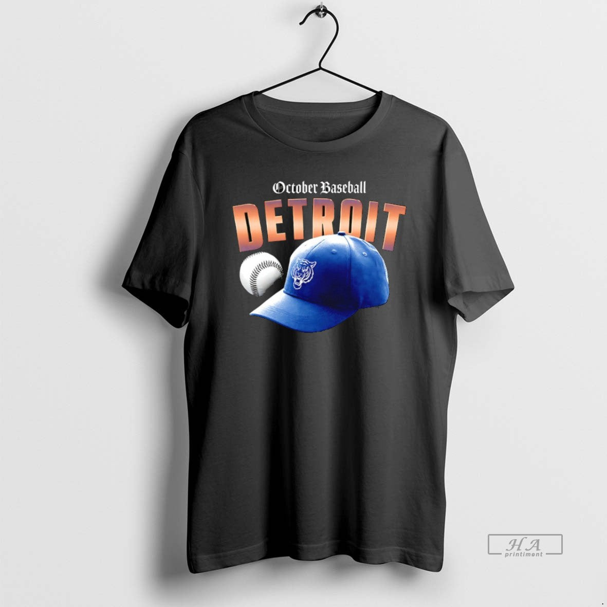 Official Trendy October Baseball Detroit Tigers - Adult & Kids T-Shirts, Sweatshirts & Hoodies apparel design preview 1