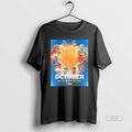 Official Trendy October Hits Different 2025 - Adult & Kids T-Shirts, Sweatshirts & Hoodies apparel design preview 1