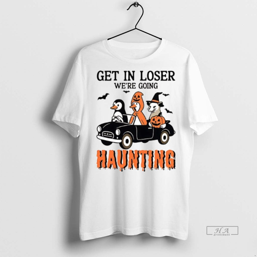Official Trendy Opossum Get In Loser Were Going - Adult & Kids T-Shirts, Sweatshirts & Hoodies apparel design preview 1