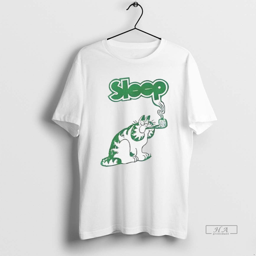 Official Trendy Orange Cat Smoking Sleep Vintage - Adult & Kids T-Shirts, Sweatshirts & Hoodies apparel design preview 1