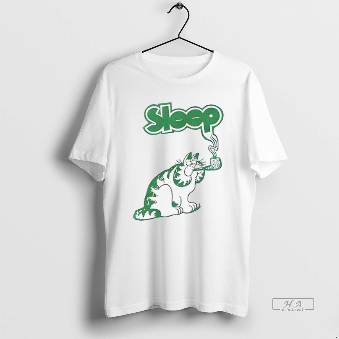 Official Trendy Orange Cat Smoking Sleep Vintage - Adult & Kids T-Shirts, Sweatshirts & Hoodies apparel design preview 1
