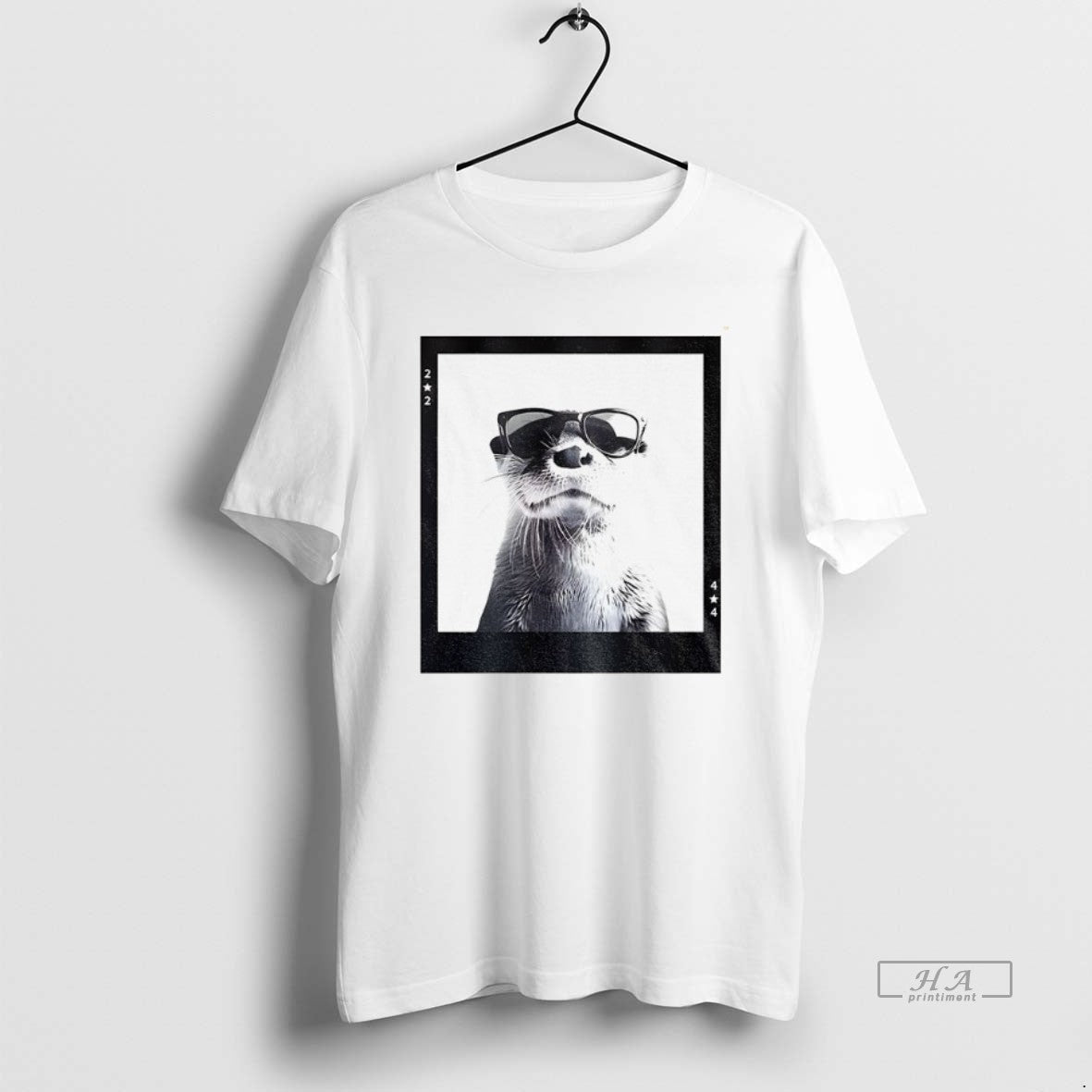 Official Trendy Otter Wearing Glasses Photo Funny - Adult & Kids T-Shirts, Sweatshirts & Hoodies apparel design preview 1