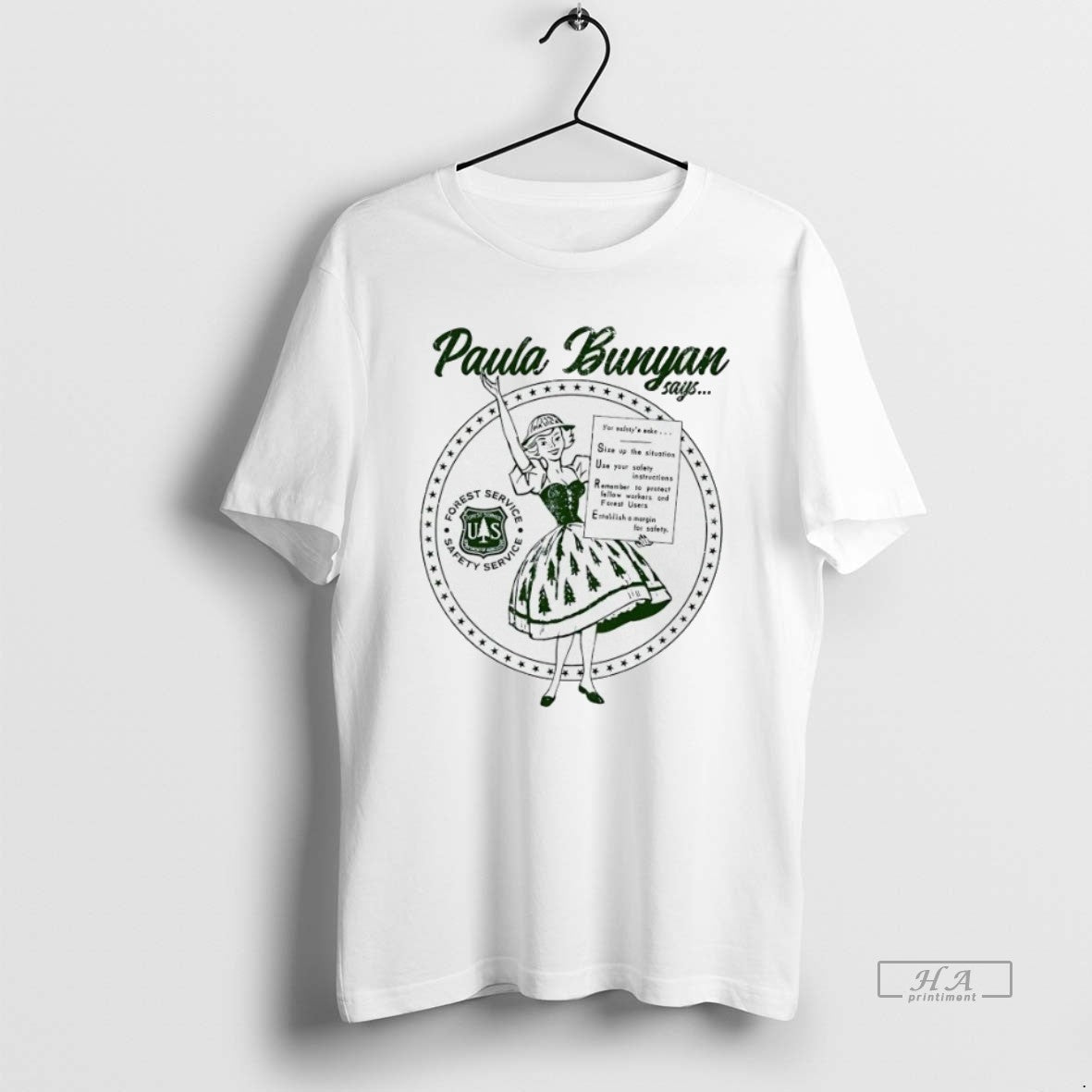 Official Trendy Paula Bunyan Say Sure Guardian Of - Adult & Kids T-Shirts, Sweatshirts & Hoodies apparel design preview 1