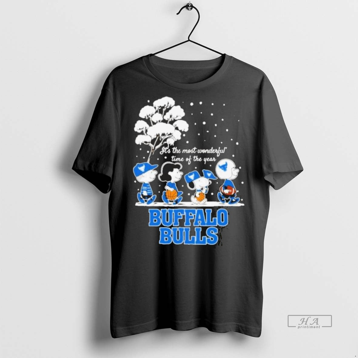 Official Trendy Peanuts Buffalo Bulls Winter Its The - Adult & Kids T-Shirts, Sweatshirts & Hoodies apparel design preview 1