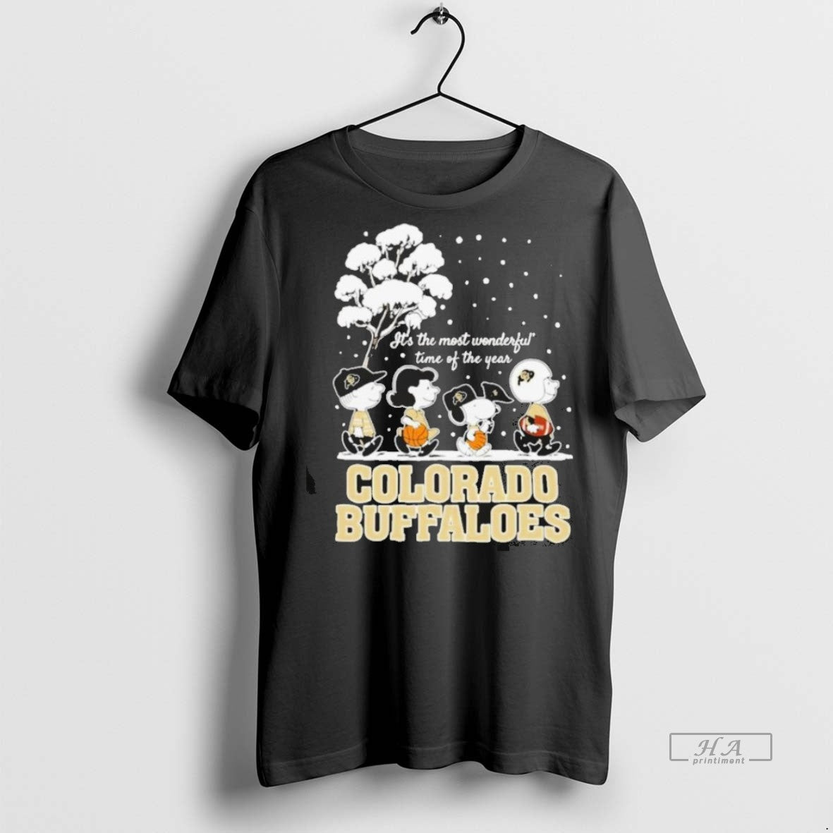 Official Trendy Peanuts Colorado Buffaloes Winter Its - Adult & Kids T-Shirts, Sweatshirts & Hoodies apparel design preview 1