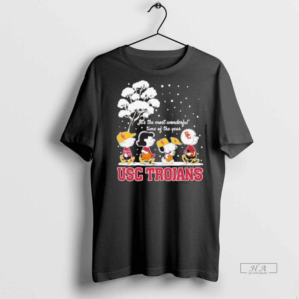Official Trendy Peanuts Usc Trojans Winter Its The - Adult & Kids T-Shirts, Sweatshirts & Hoodies apparel design preview 1