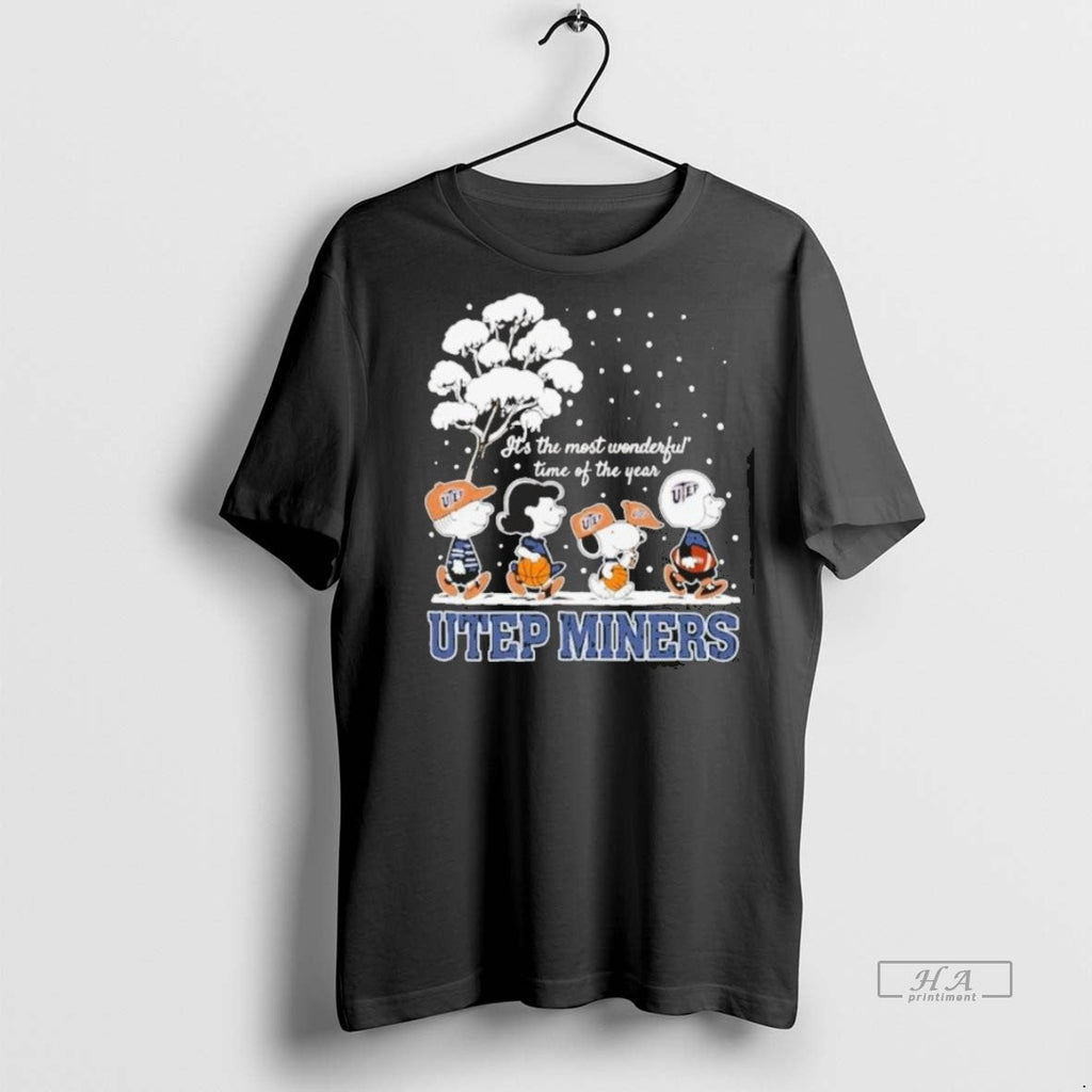 Official Trendy Peanuts Utep Miners Winter Its The - Adult & Kids T-Shirts, Sweatshirts & Hoodies apparel design preview 1
