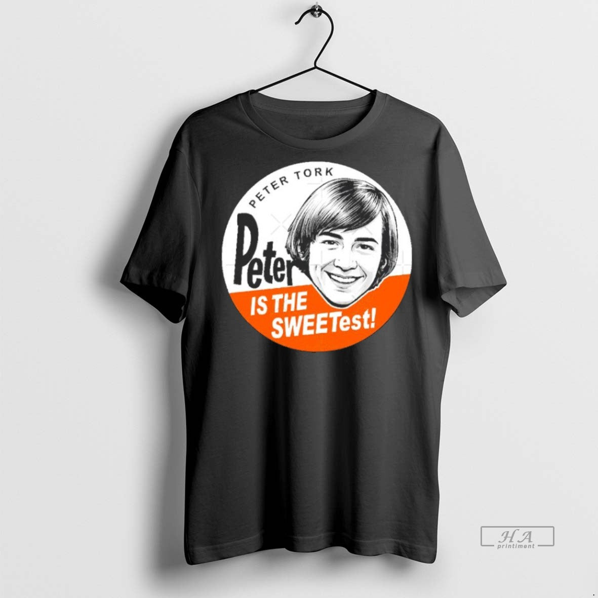 Official Trendy Peter Tork Is The Sweetest Blackshirt - Adult & Kids T-Shirts, Sweatshirts & Hoodies apparel design preview 1