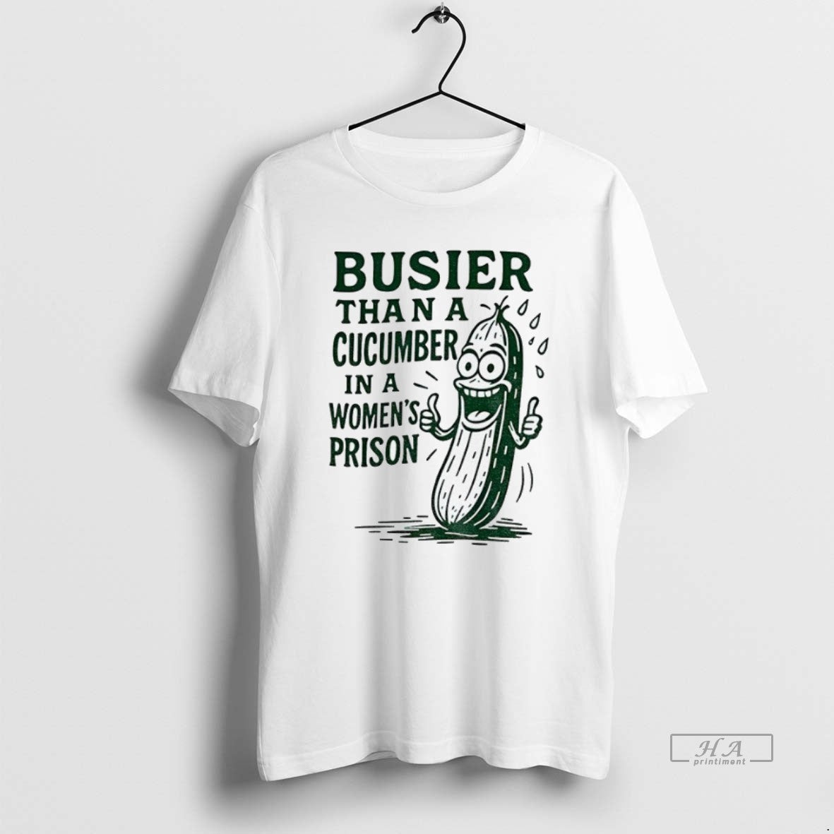 Official Trendy Pickle Busier Than A Cucumber In - Adult & Kids T-Shirts, Sweatshirts & Hoodies apparel design preview 1
