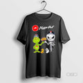 Official Trendy Pizza Hut X Grinch And Jack - Adult & Kids T-Shirts, Sweatshirts & Hoodies apparel design preview 1