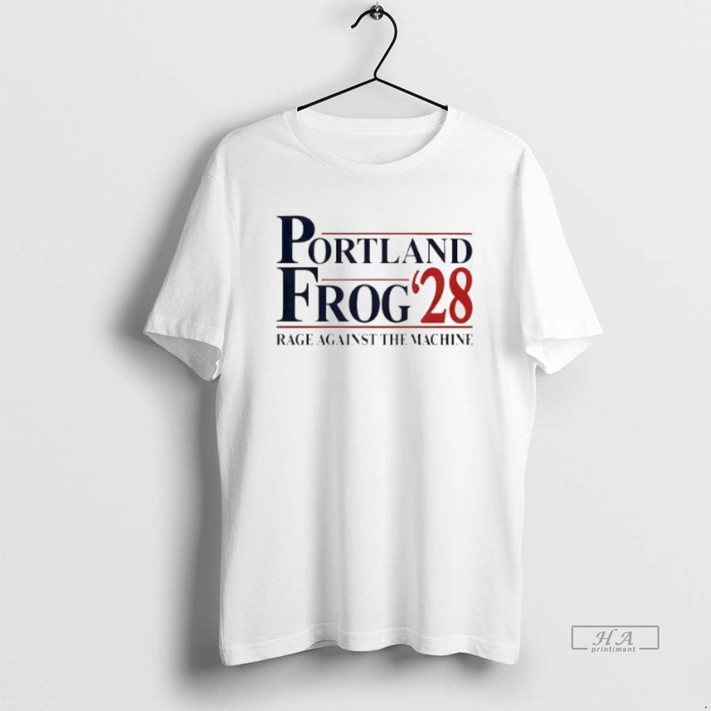 Official Trendy Portland Frog 28 Rage Against The - Adult & Kids T-Shirts, Sweatshirts & Hoodies apparel design preview 1