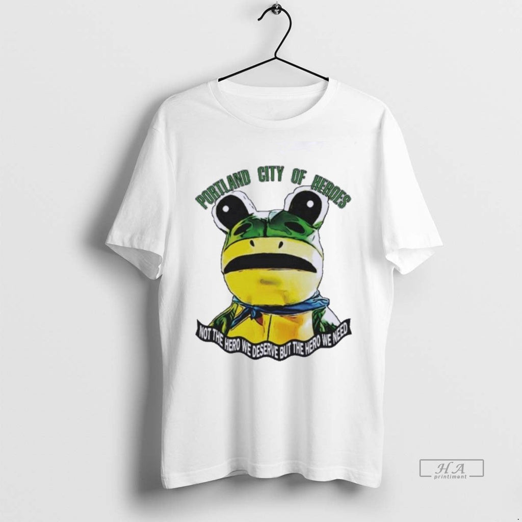Official Trendy Portland Frog City Of Heroes Sweater - Adult & Kids T-Shirts, Sweatshirts & Hoodies apparel design preview 1