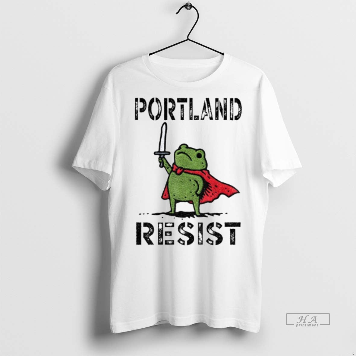 Official Trendy Portland Frog Resist Political 2025 - Adult & Kids T-Shirts, Sweatshirts & Hoodies apparel design preview 1