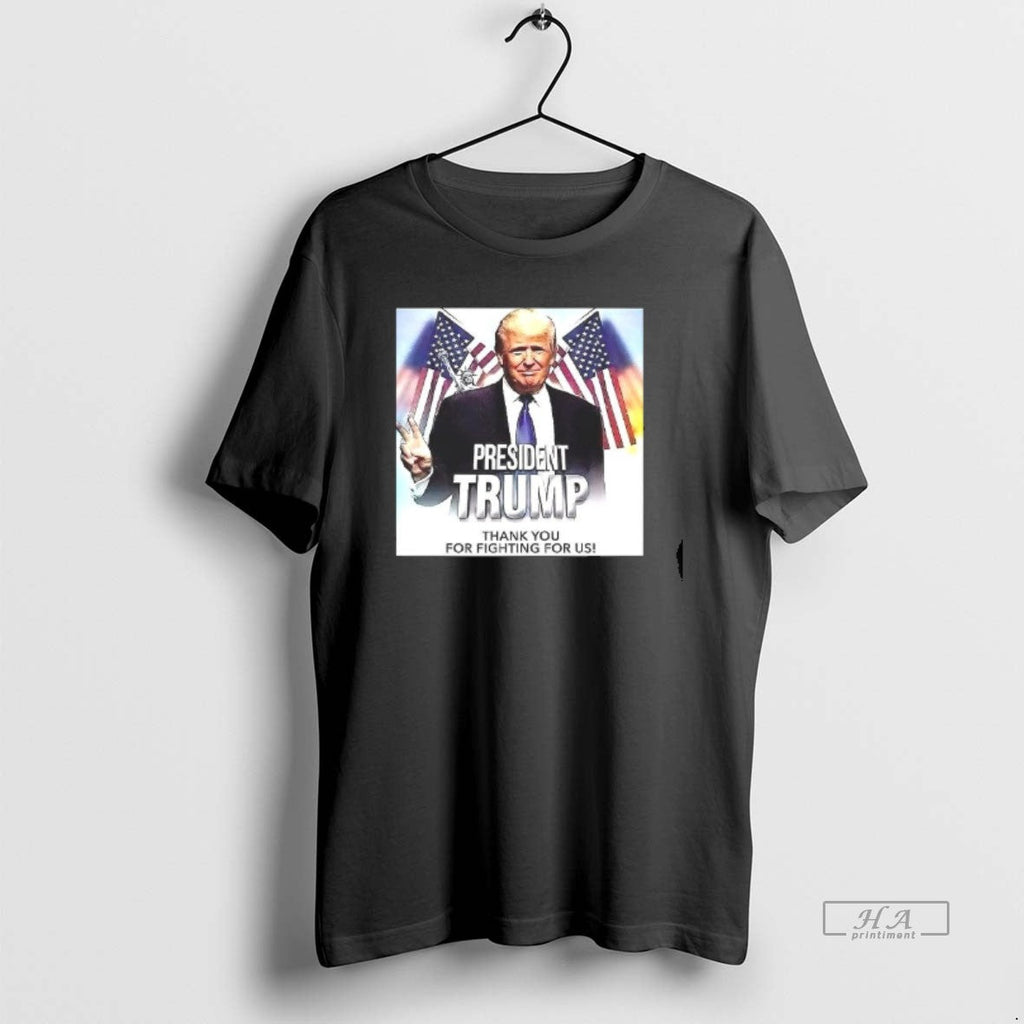 Official Trendy President Trump Thank You For - Adult & Kids T-Shirts, Sweatshirts & Hoodies apparel design preview 1