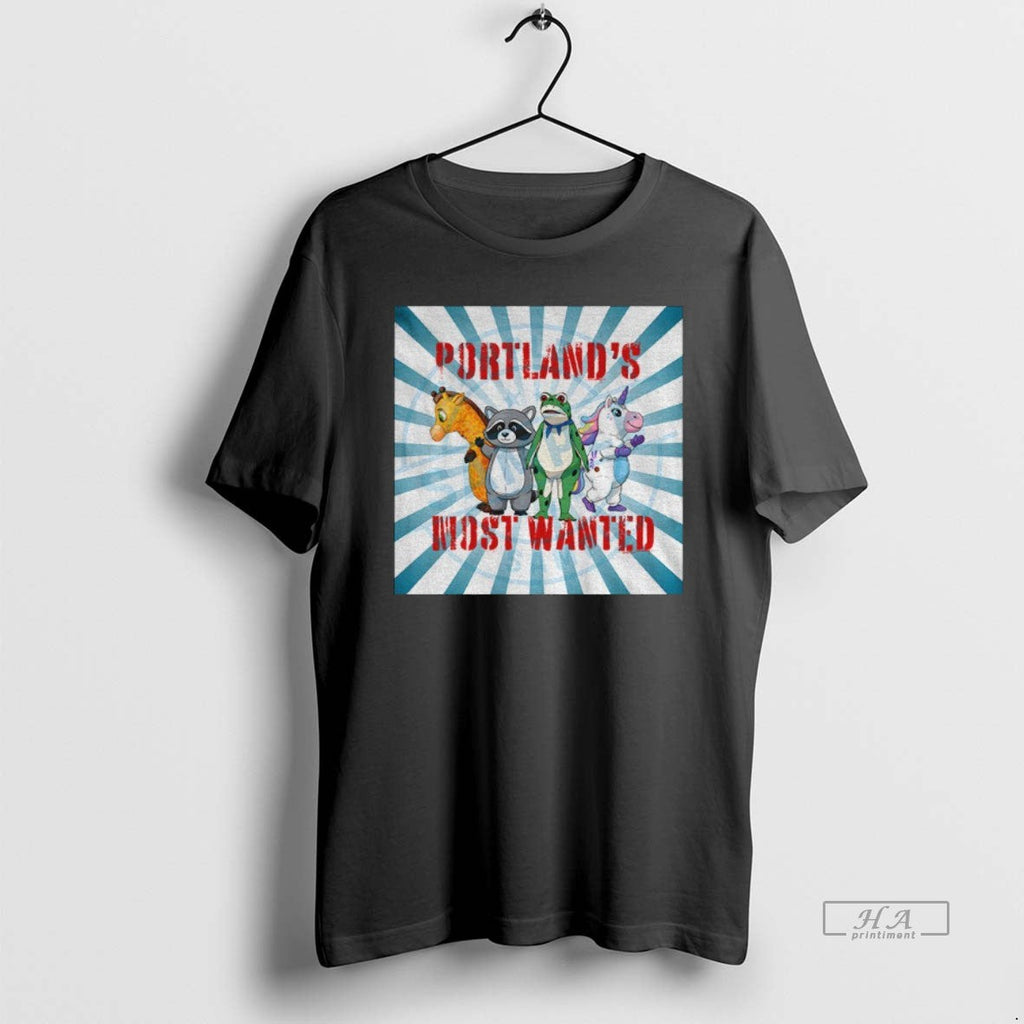 Official Trendy Raccoon Portland Frog Portlands Most - Adult & Kids T-Shirts, Sweatshirts & Hoodies apparel design preview 1