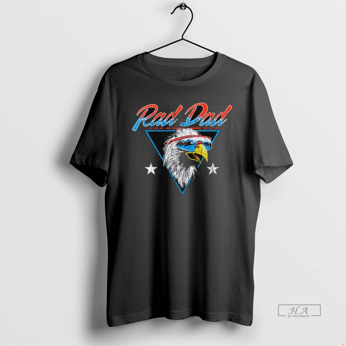 Official Trendy Rad Dad Eagle - Adult & Kids T-Shirts, Sweatshirts & Hoodies apparel design preview 1