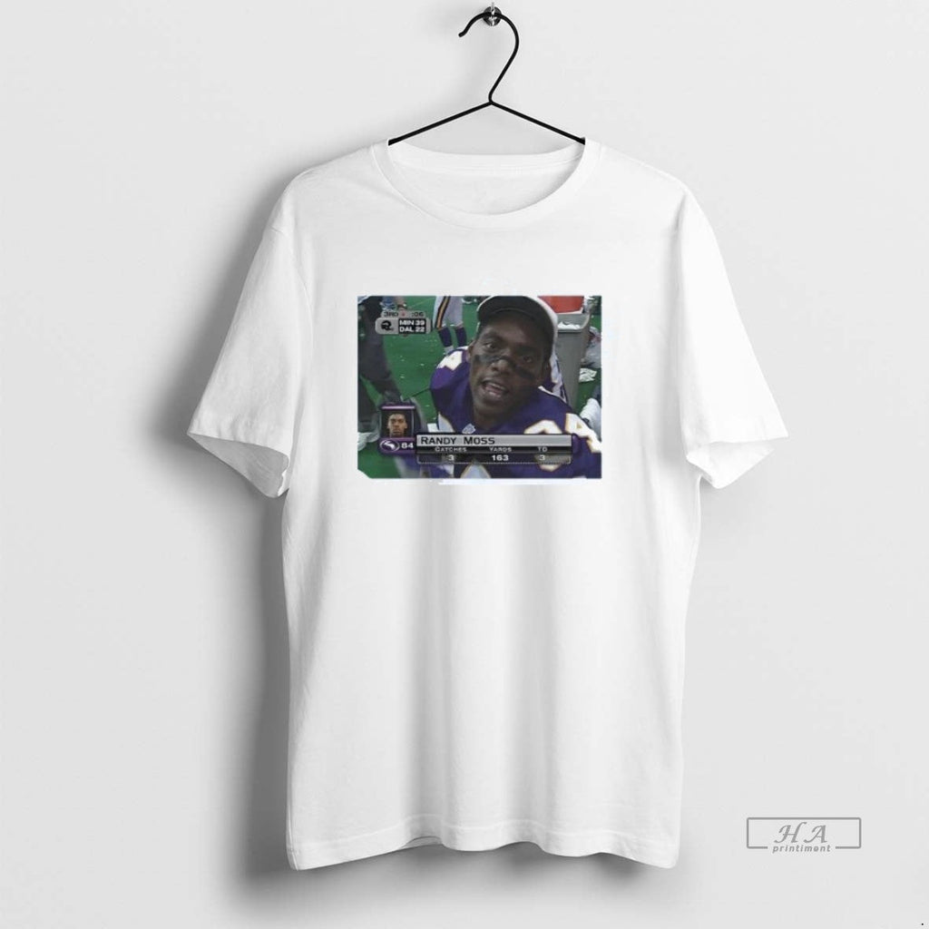 Official Trendy Randy Moss On Thanksgiving In 1998 - Adult & Kids T-Shirts, Sweatshirts & Hoodies apparel design preview 1