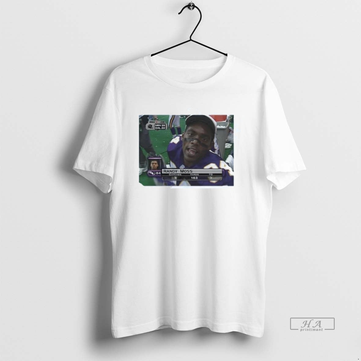Official Trendy Randy Moss On Thanksgiving In 1998 - Adult & Kids T-Shirts, Sweatshirts & Hoodies apparel design preview 1