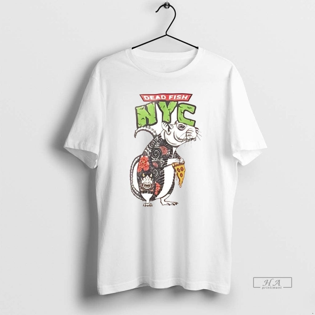 Official Trendy Rat Dead Fish New York City - Adult & Kids T-Shirts, Sweatshirts & Hoodies apparel design preview 1