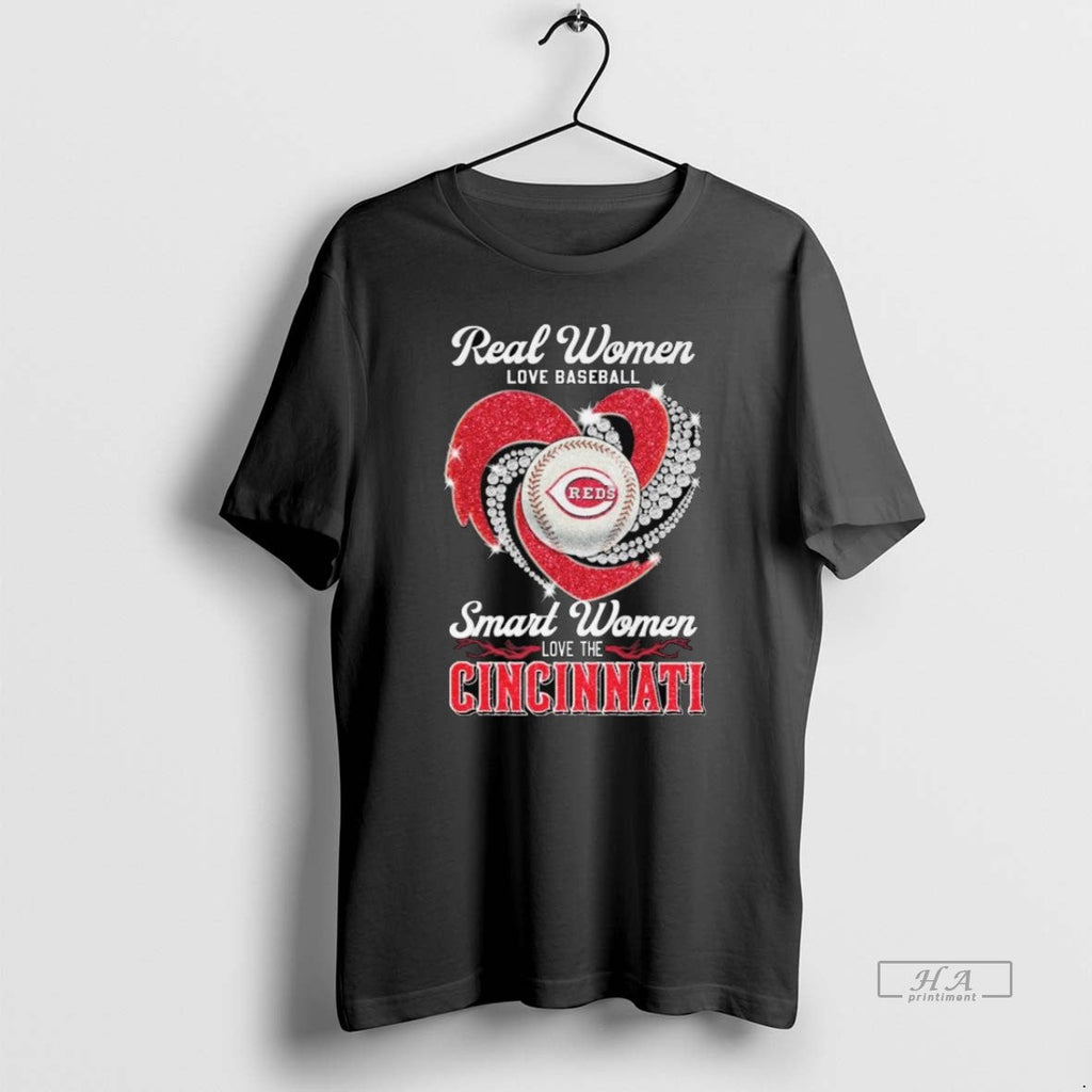 Official Trendy Real Women Love Baseball Smart The - Adult & Kids T-Shirts, Sweatshirts & Hoodies apparel design preview 1