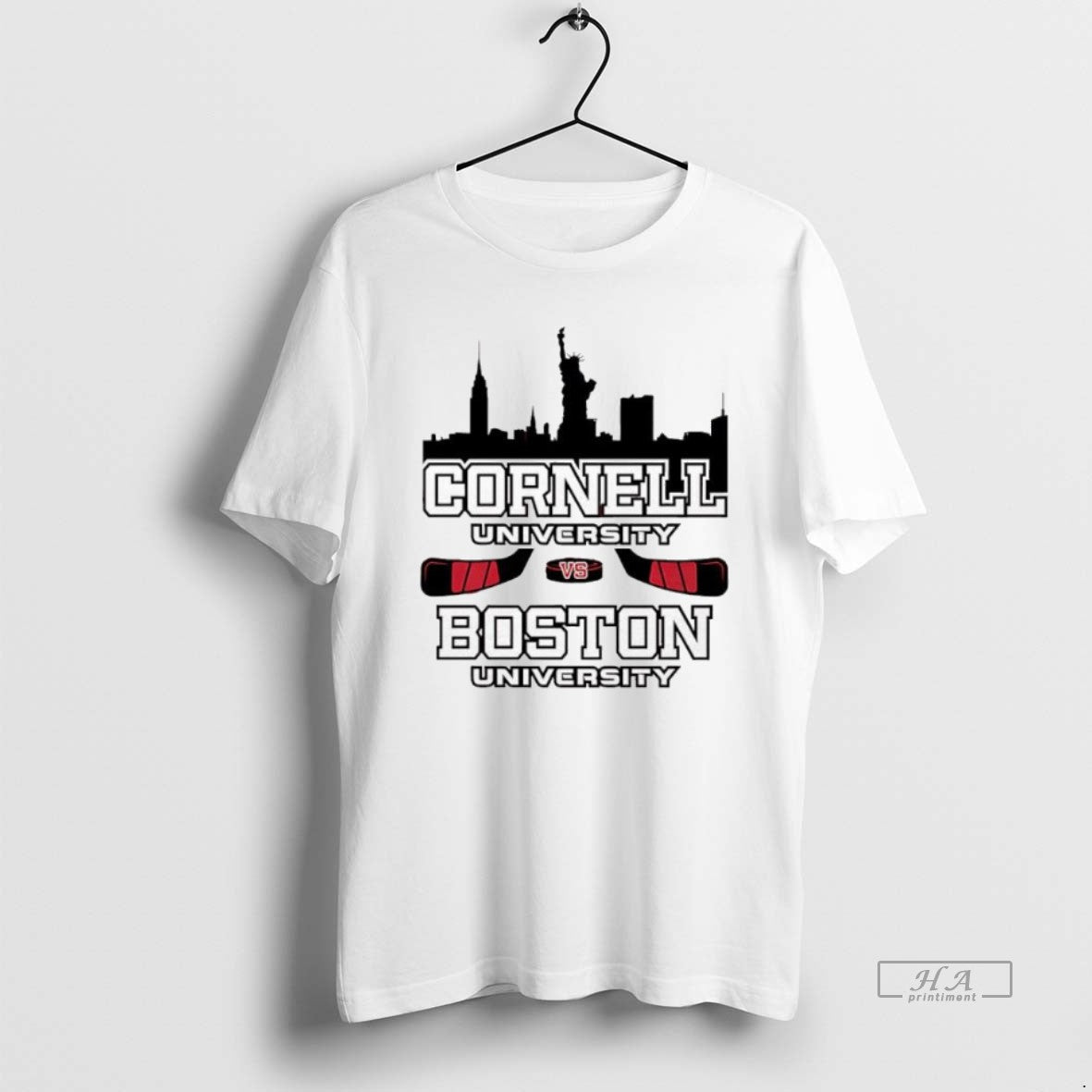 Official Trendy Red Hot Hockey Cornell University And - Adult & Kids T-Shirts, Sweatshirts & Hoodies apparel design preview 1