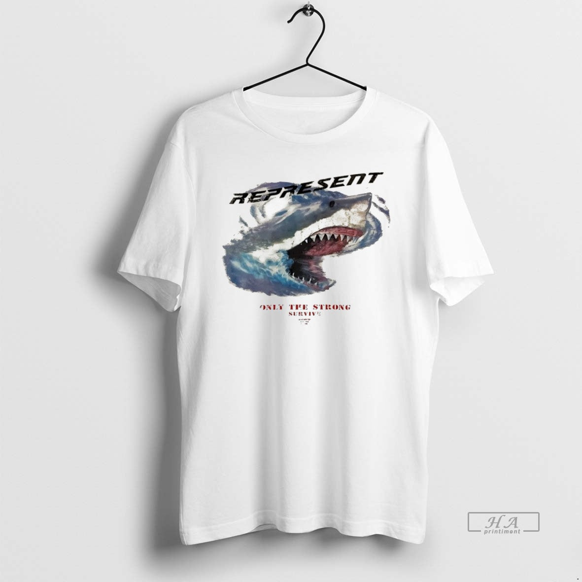 Official Trendy Represent Only The Strong Survive - Adult & Kids T-Shirts, Sweatshirts & Hoodies apparel design preview 1