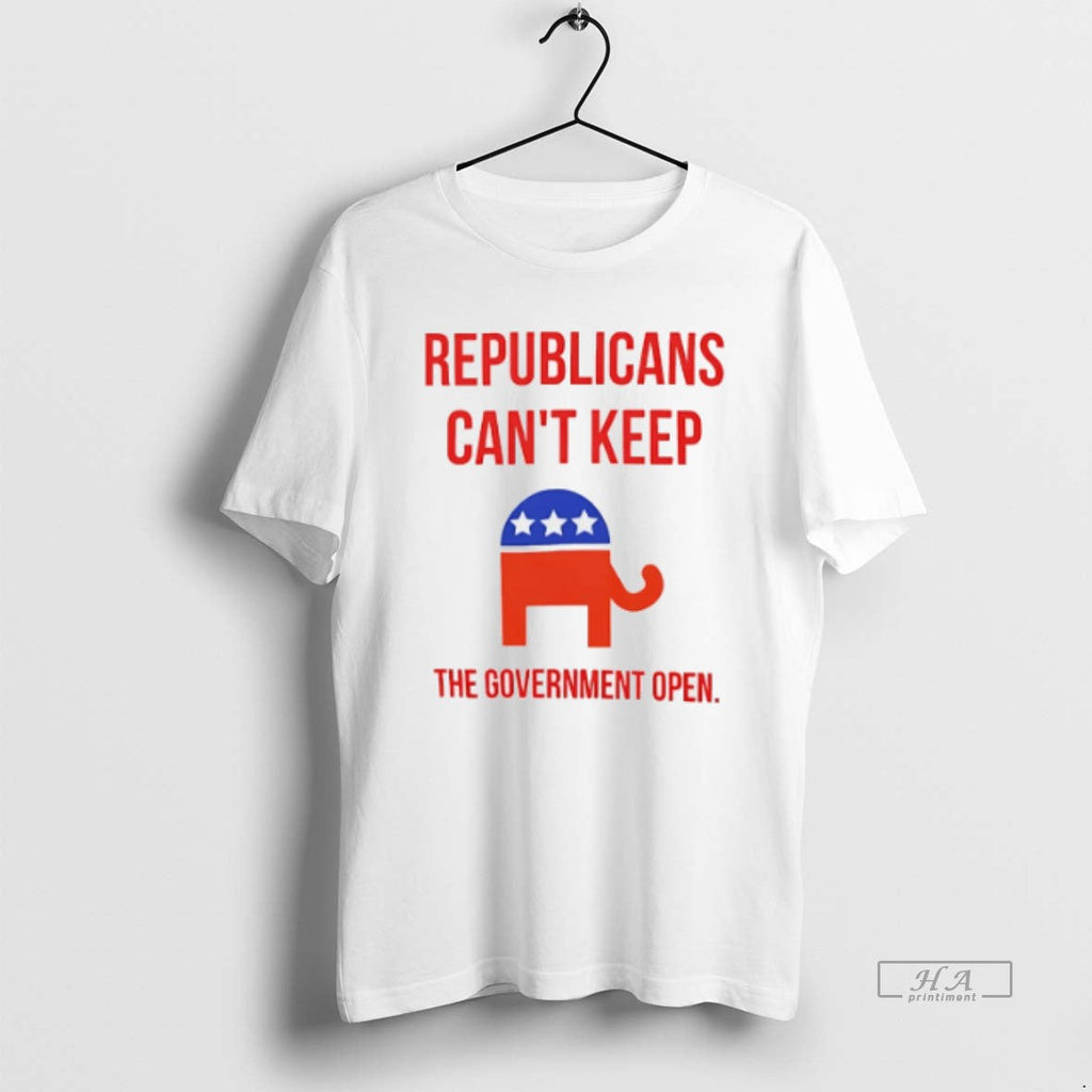 Official Trendy Republicans Cant Keep The Government - Adult & Kids T-Shirts, Sweatshirts & Hoodies apparel design preview 1
