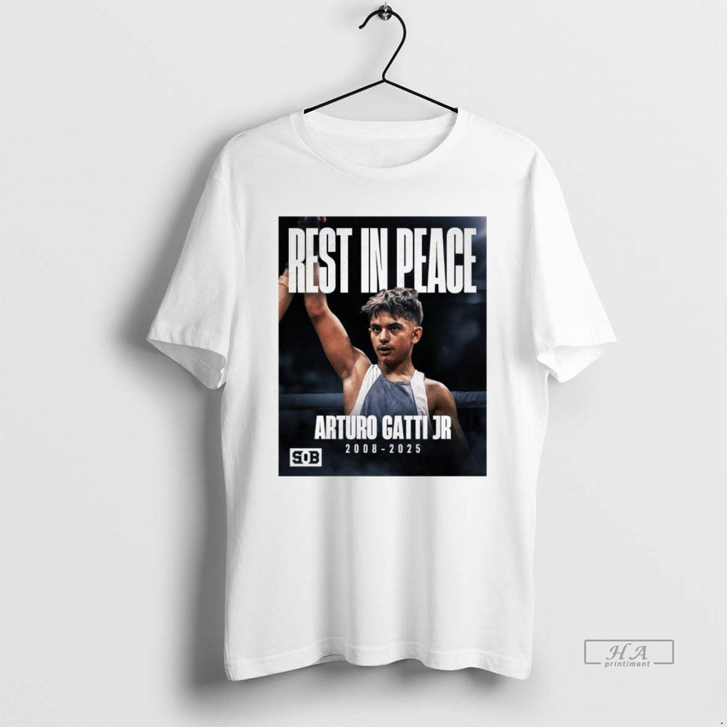 Official Trendy Rest In Peace Arturo Gatti Jr 2008 - Adult & Kids T-Shirts, Sweatshirts & Hoodies apparel design preview 1