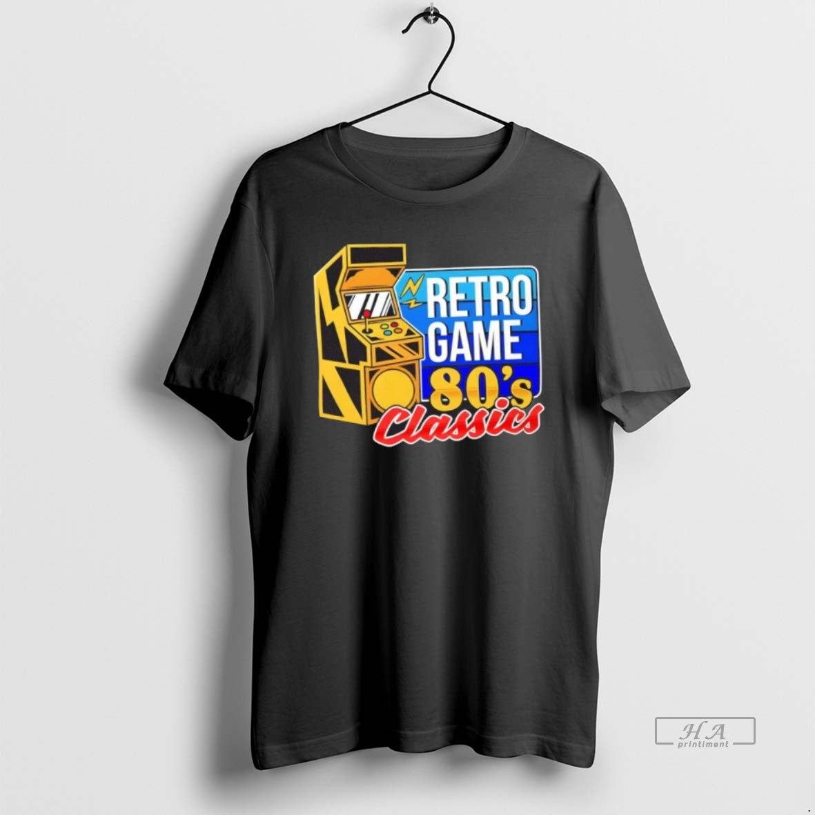 Official Trendy Retro Game 80s Classics Vintage - Adult & Kids T-Shirts, Sweatshirts & Hoodies apparel design preview 1